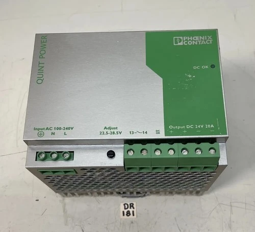 Used Phoenix Contact QUINT-PS-100-240AC/24DC/20A Power Supplies Indiana US | J&J Industrial Supply #1072012