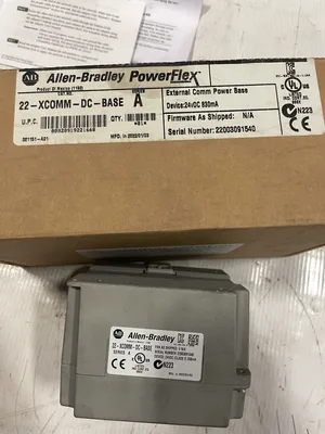 Allen-Bradley Powerflex 22-XCOMM-DC-BASE Ser A External Power Base 24VDC -NIB