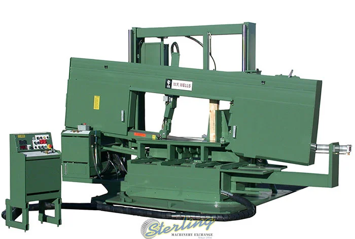 New | in-Stock W.F. WELLS M-36-3 Horizontal Dual Column Band Saws California US | Sterling Machinery Exchange #1465967
