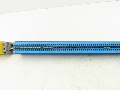 Entrelec Terminal Block Connector DIN Rail 24-10AWG 4mm² 600V 25A Lot of 150