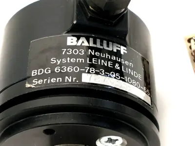 BDG 6360-78-3-05-1080-65, 6360 3 5W063 | Balluff BDG 6360-78-3-05-1080-65 Incremental Encoder 6360 3 5W063 1080PPR 5V - Used