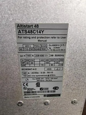 USED SCHNEIDER ELECTRIC ATS48C14Y