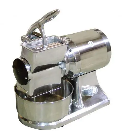 Stainless Steel Cheese Grater with Microswitch and Brake Motor, 132 lb./hr – 1.5 HP, 110 V -SEE VIDEO
