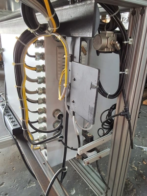 IAI RCS2-SS8R ROBOTIC SCREW DRIVING STATION WITH CAGE