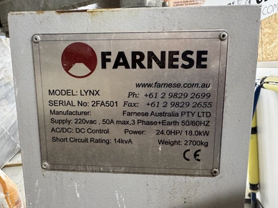 Used FARNESE LYNX Bridge Saws Michigan US | Miedema Asset Management Group #1395994