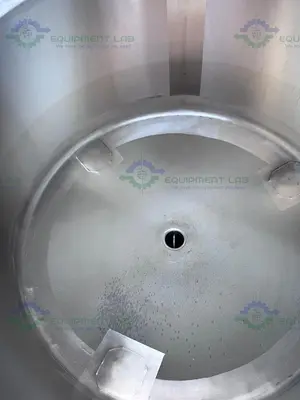 USED GEA 300 LITER RESERVOIR TANK W/ FRISTAM FPX742-205 CENTRIFUGAL PUMP, CONTROLLER