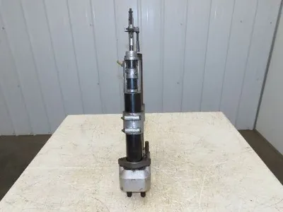 Desoutter AFD 5000 Pneumatic Auto Feed 1/4" Drill Unit Double Drill Head w/Stand