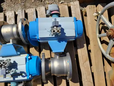 6" CF8M Ball Valve w/ Actuator