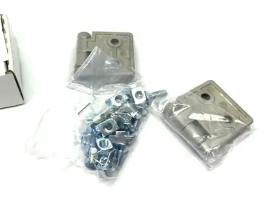 New | in-Stock Bosch Rexroth Robust Aluminum Hinge Set AL 45/45 2-PACK Flooring, Windows, and Doors Michigan US | Maverick Industrial Sales #1454284