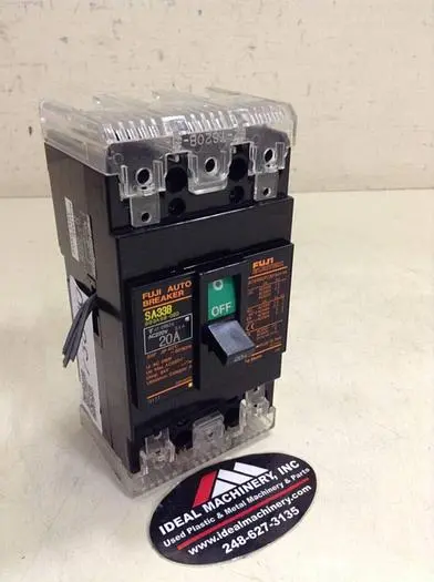 Used FUJI ELECTRIC SA33B-20 Circuit Breakers Michigan US | Ideal Machinery #585616