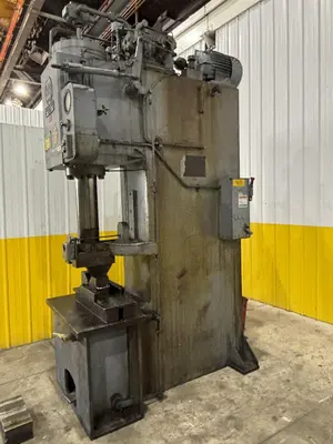 75 TON WILLIAMS & WHITE HYDRAULIC GAP FRAME PRESS 16" STROKE: STOCK #23566
