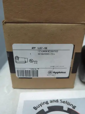 New | in-Stock APPLETON LL57-SA Miscellaneous Equipment (Electrical & Power) | Surplus Asset Holdings #1195162