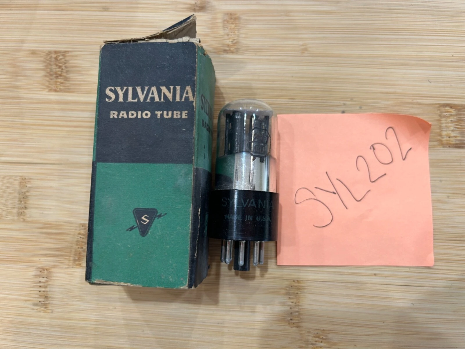 USED SYLVANIA 12SL7GT RADIO TUBE