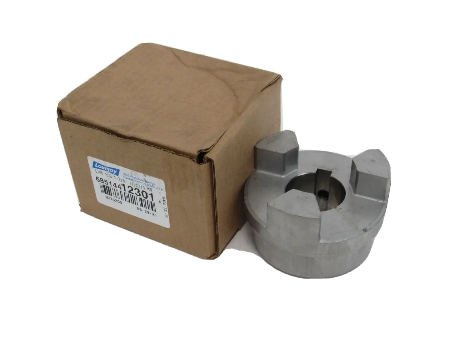 NEW LOVEJOY 68514412301 HUB L190 1-7/8 1/2 x 1/4 KW