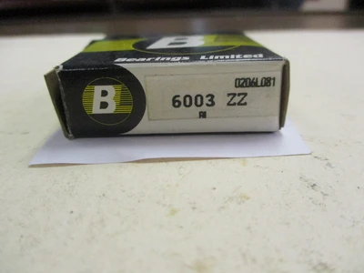 NEW Bearings Limited 6003ZZ