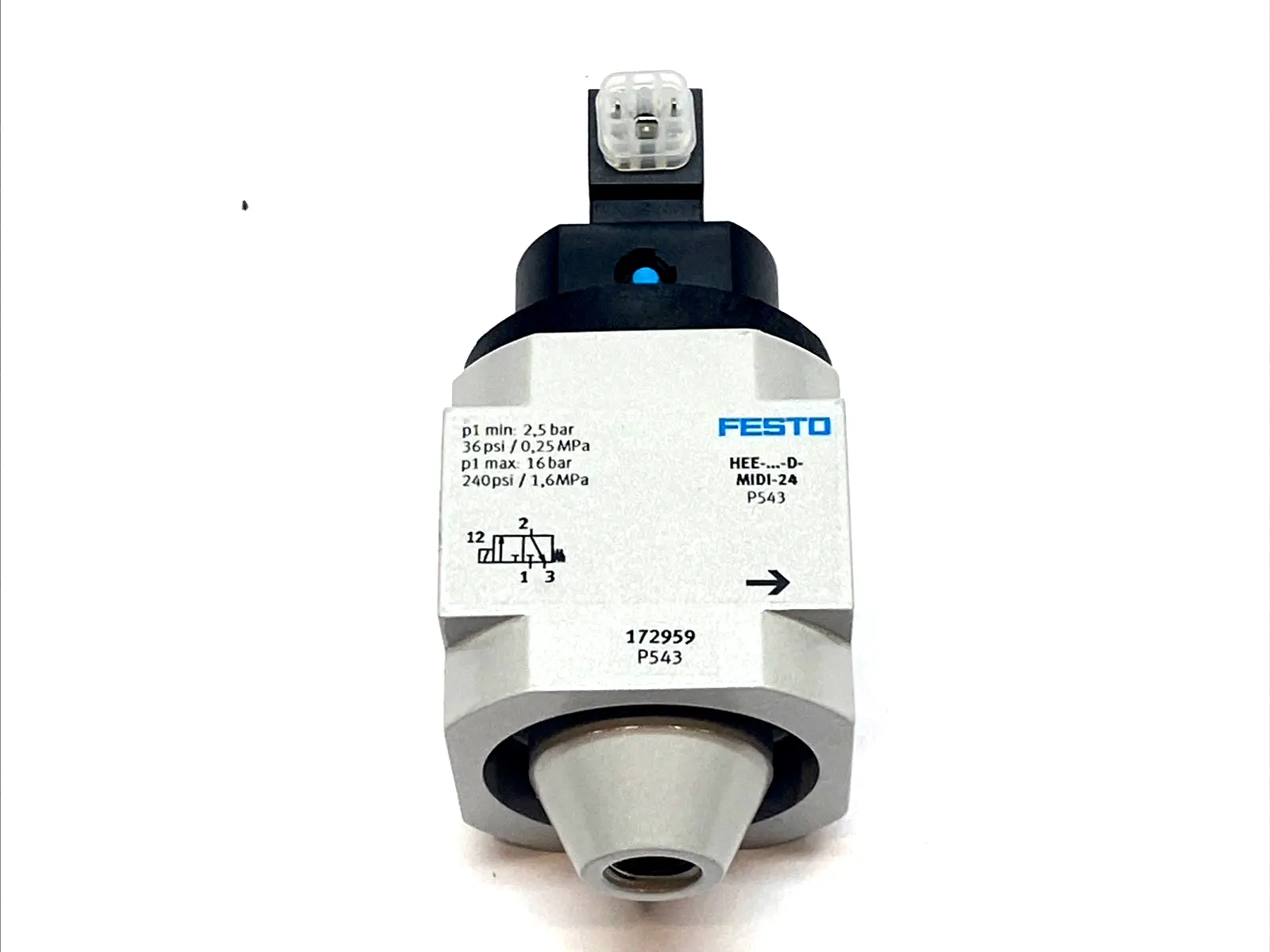 New | in-Stock FESTO PNEUMATIC SOLENOID ON/OFF VALVE Solenoid Valves | Maverick Industrial Sales #1108309