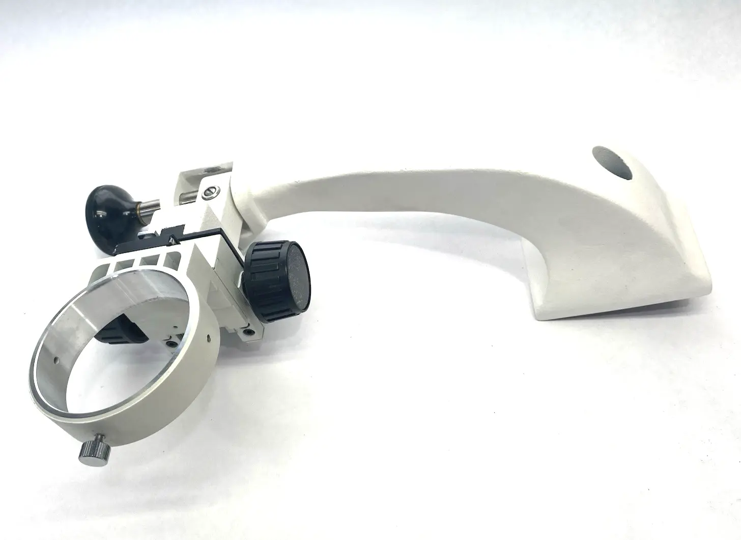 Used Unbranded Adjustable Stereo Microscope Focus Rack, 76mm Collar Dia. w/ Swin Microscope Accessories Michigan US | Maverick Industrial Sales #1395381