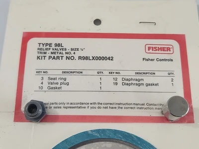NEW Fisher R98LX000042