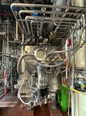 Krauss-Maffei HZ 800 Ph CIP peeler centrifuge, 316SS.