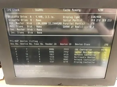 USED ADVANTECH PPC-S123T