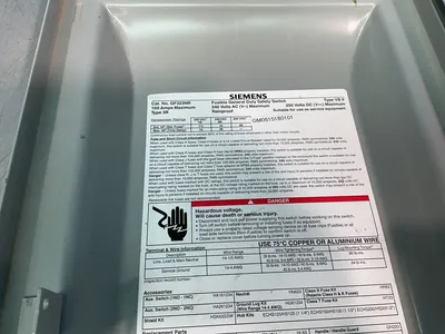 Used SIEMENS GF323NR Switchgears Ohio US | HGR 24 #1272622