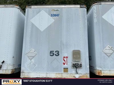 Used 1997 STOUGHTON 53 FT Box Trailers Pennsylvania US | Proxy Equipment #1384953