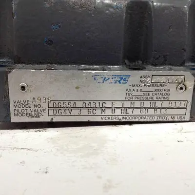 USED VICKERS DG4V-3-6C-M-U-HL7-60-B13
