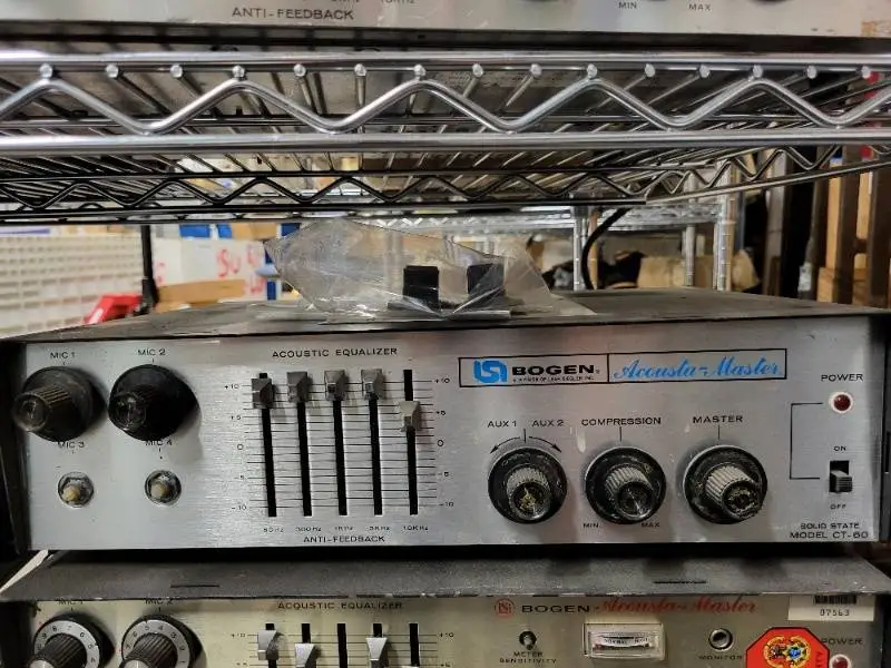 Bogen Acousta-Master Solid State Model CT-60 Acoustic Equalizer Amplifier