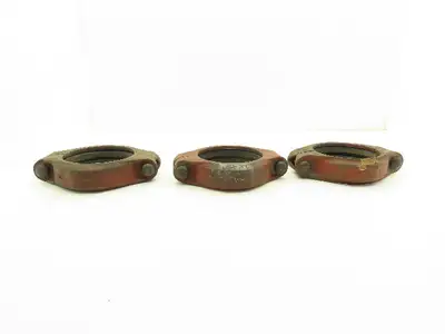 Tyler GB Gruvagrip No 105  5" Grooved Coupling Pipe Fitting w/Gasket Lot of 3