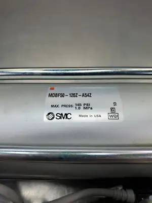 SMC MDBF50-120Z-A54Z Pneumatic Cylinder w/2-SMC D-A54 Reed Switches. 6B-14