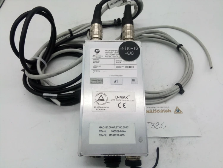 Used FIFE FIFE 200926-001 D-MAX 1 WEB GUIDE CONTROLLER Misc Electrical & Power Parts Arizona US | ASSET CONVERSION SPECIALISTS, INC. #325600