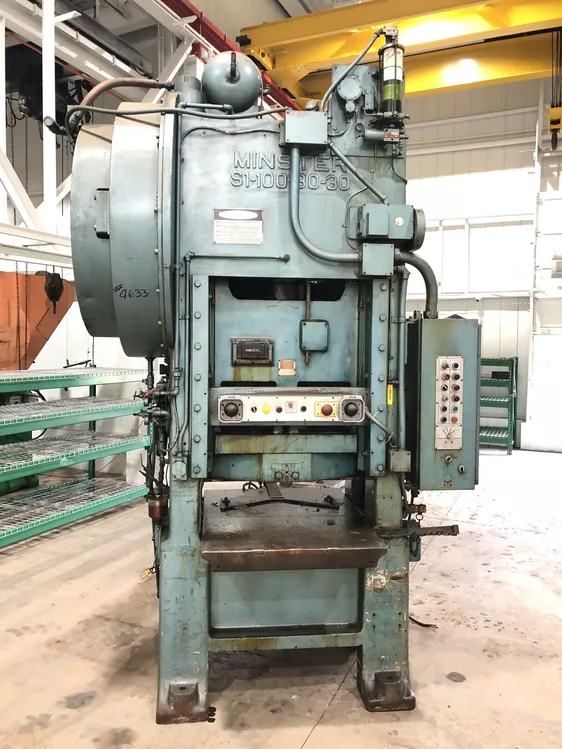 Used 1977 MINSTER MINSTER S1-100-30-30 PRESS Straight Side Presses | Alma Machinery #898695