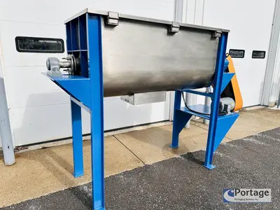 USED ROSS MIXERS 18-CU.FT. STAINLESS STEEL RIBBON BLENDER