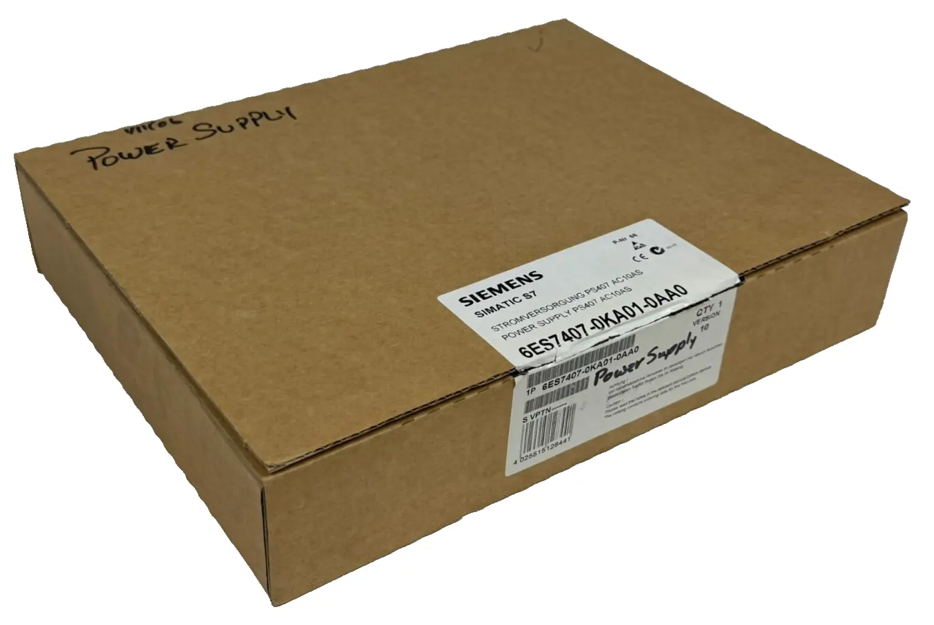 NEW SIEMENS 6ES7407-0KA01-0AA0 POWER SUPPLY PS407 AC10AS 6ES7 407-0KA01-0AA0