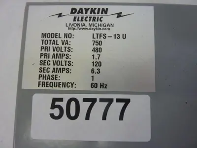 Used DAYKIN LTFS-13U Transformers Michigan US | Ideal Machinery #1275271