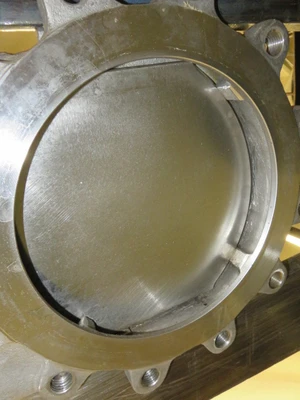 Orbinox 10" Knife Gate Valve with Pneumatic Actuator