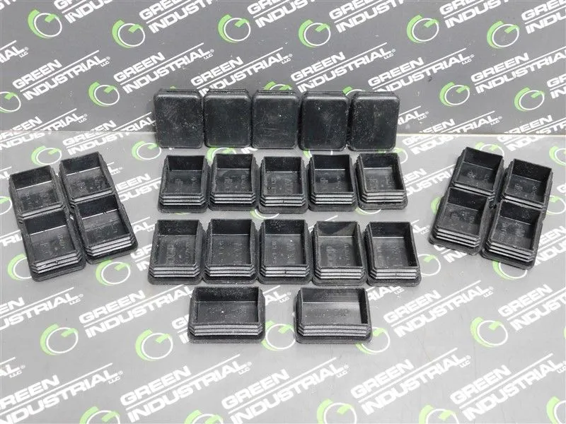 Lot of 25 Mocap RC1-1/2*2D Finishing Plugs for Rectangular Tubing 2"x1-1/2" New