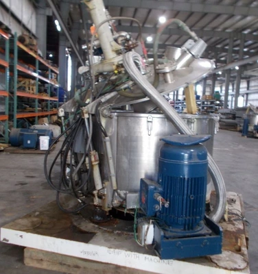 (4) Ferrum DSZ-URF 1250/630 perforate basket centrifuges, 316L SS.