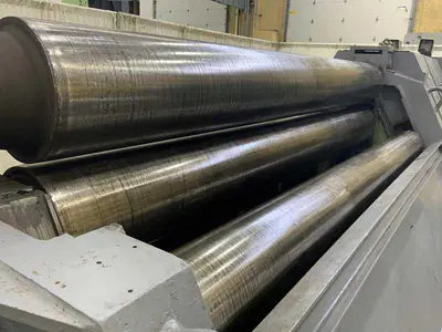 10' X 1/2" HAEUSLER MODEL VRM-HW-3000X12 INITIAL DOUBLE PINCH PLATE BENDING ROLL