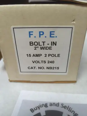 Used FPE NB215 Miscellaneous Equipment (Electrical & Power) | Surplus Asset Holdings #1190313