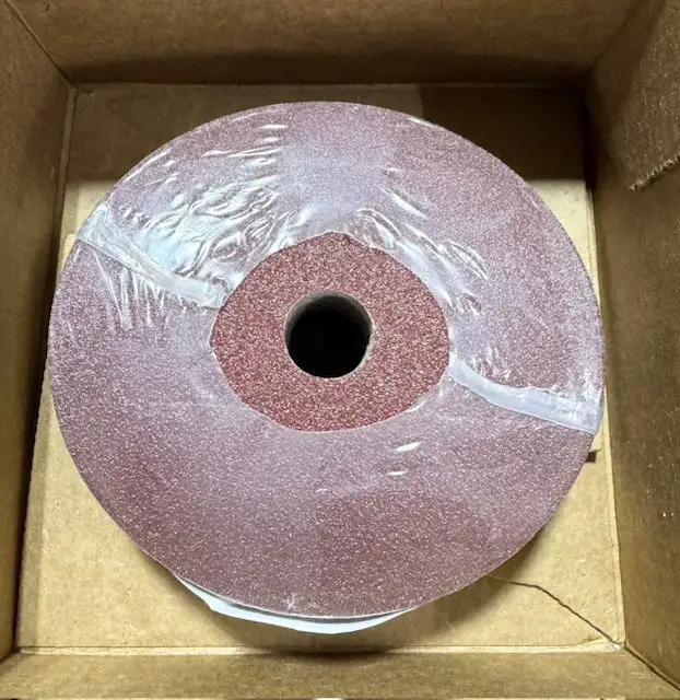 CGW 4" x 5/8" Resin Fiber Sanding Discs 80 Grit Premium AO 25 Pack USA Made