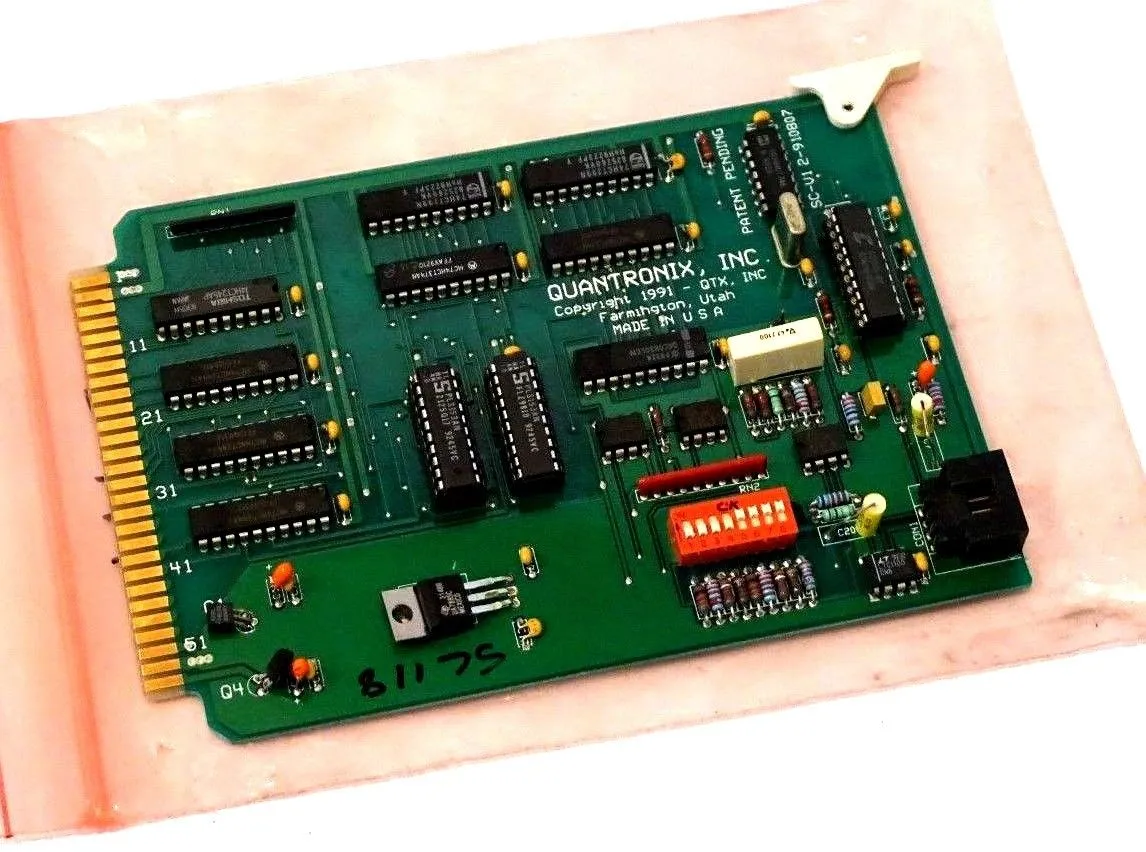 QUANTRONIX SC-V1 2-910807 SCAN BOARD SCV12910807