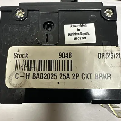 Used CUTLER-HAMMER BAB2025 Circuit Breakers | Surplus Asset Holdings #1190217