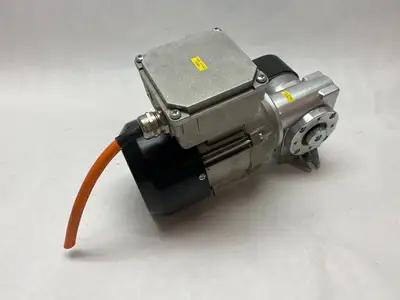USED BOSCH REXROTH 3-PHASE INDUCTION MOTOR W/ SLIP-ON GEAR UNIT GS 13-1 I=20:1