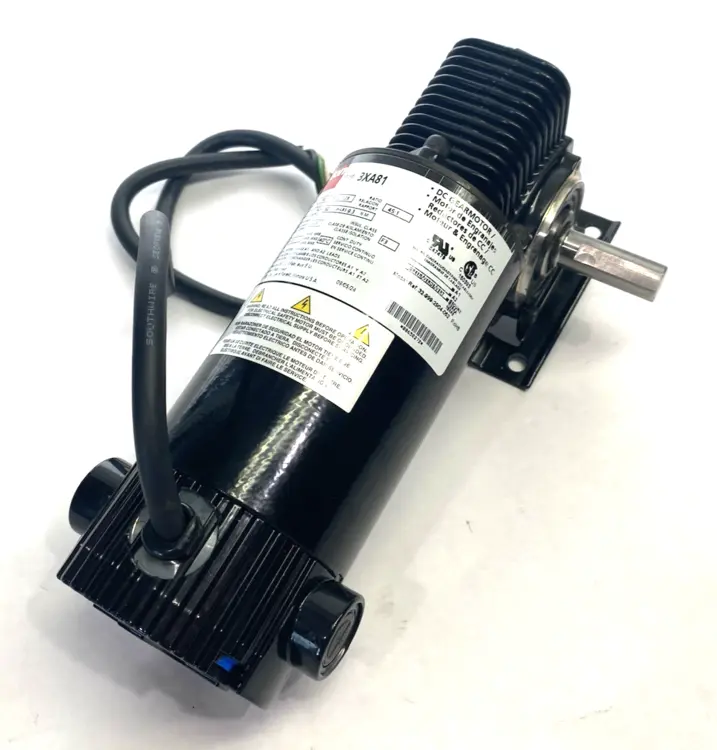 Used Dayton Right Angle DC Gearmotor 90VDC, TENV, 40 RPM, 82 in-lb Max Torque Gearmotors Michigan US | Maverick Industrial Sales #1394515