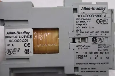 Allen Bradley 100-C09DJ300/100-C09D*300 DRIVES STOCK #L-483-C