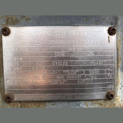 USED General Electric 5K405BK305