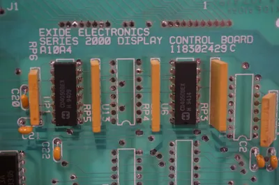 USED EXIDE 101072449Y DISPLAY CONTROL BOARD A10A4 SERIES 2000
