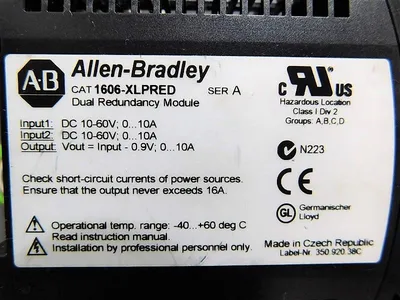 Allen Bradley 1606-XLPRED Dual Redundancy Module Ser.A  Used
