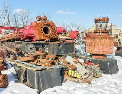 Used SCHRAMM T130 SUB BASE, GENSET HOUSE DRILLING EQUIPMENT Construction Equipment Parts Pennsylvania US | East West Machinery & Drilling #1415560